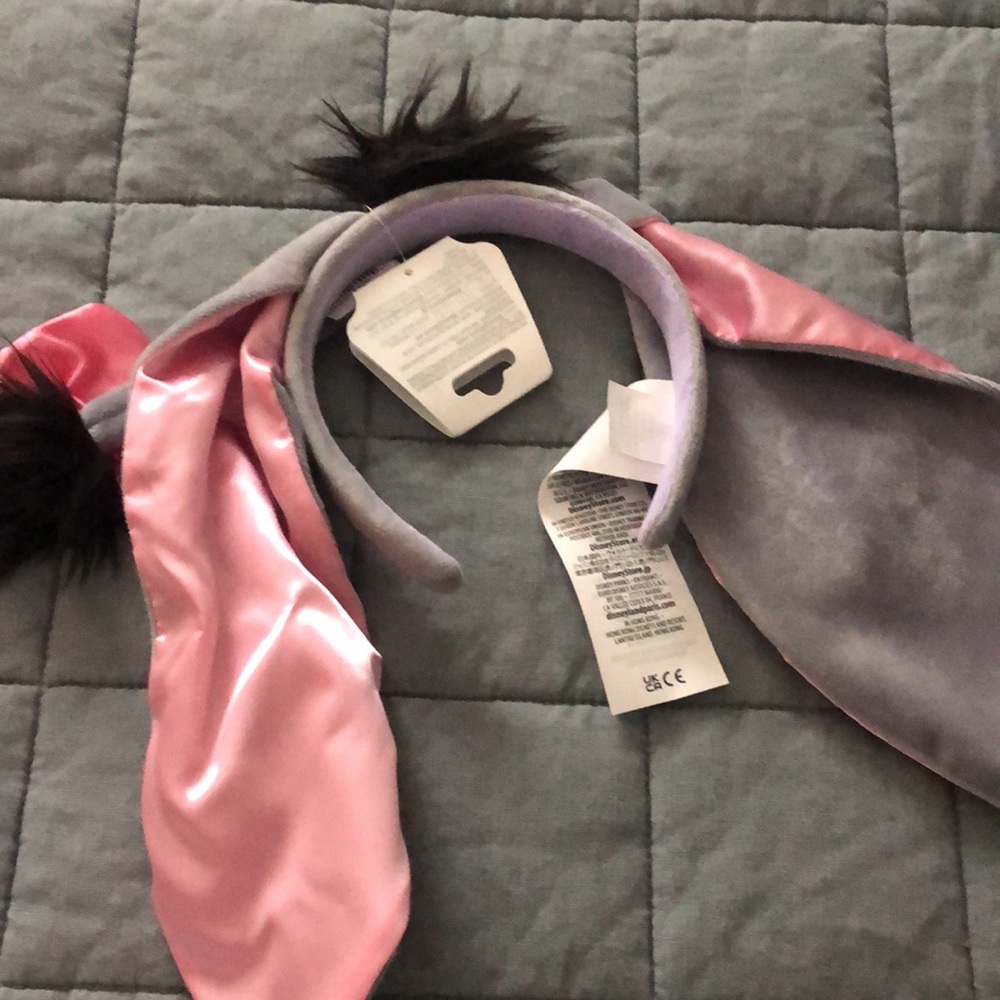 Eeyoore Disney ears/headband NWT